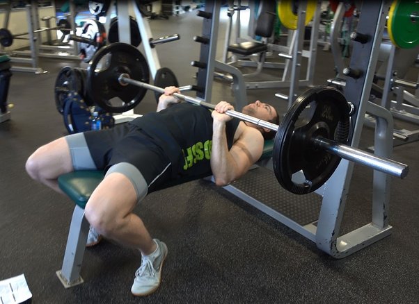 close grip barbell bench press