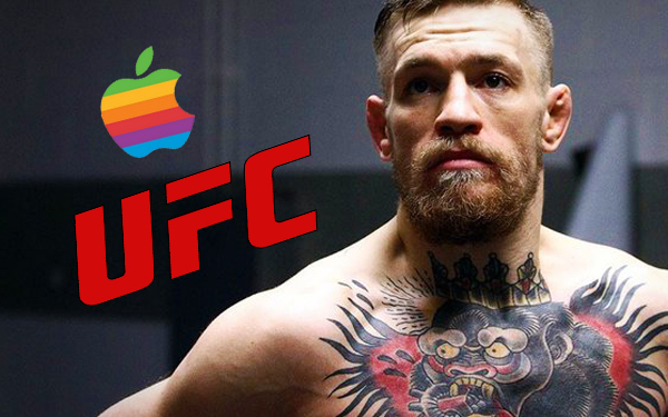 conor mcgregor ufc apple logo