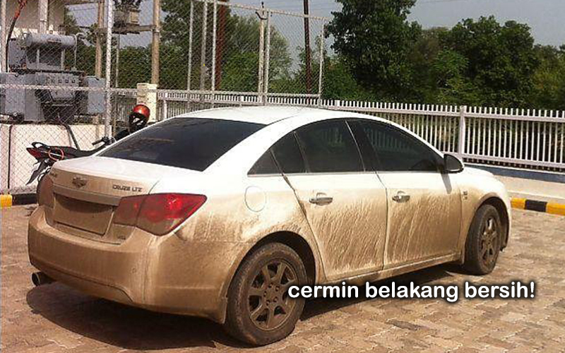 contoh kereta kotor sedan