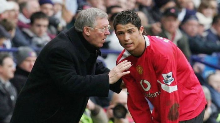 cristiano ronaldo dan sir alex ferguson 2