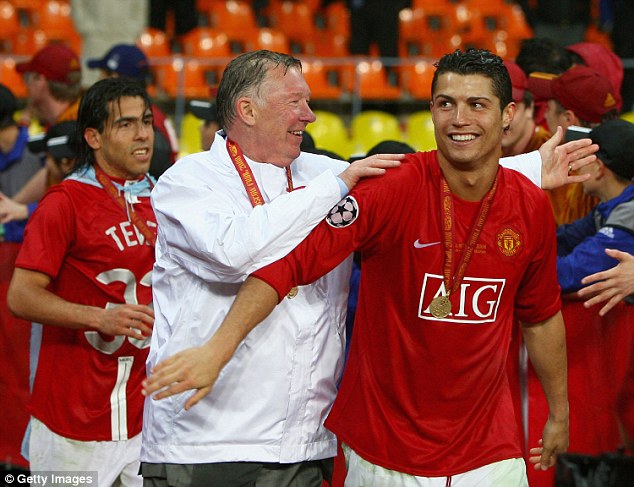 cristiano ronaldo dan sir alex ferguson