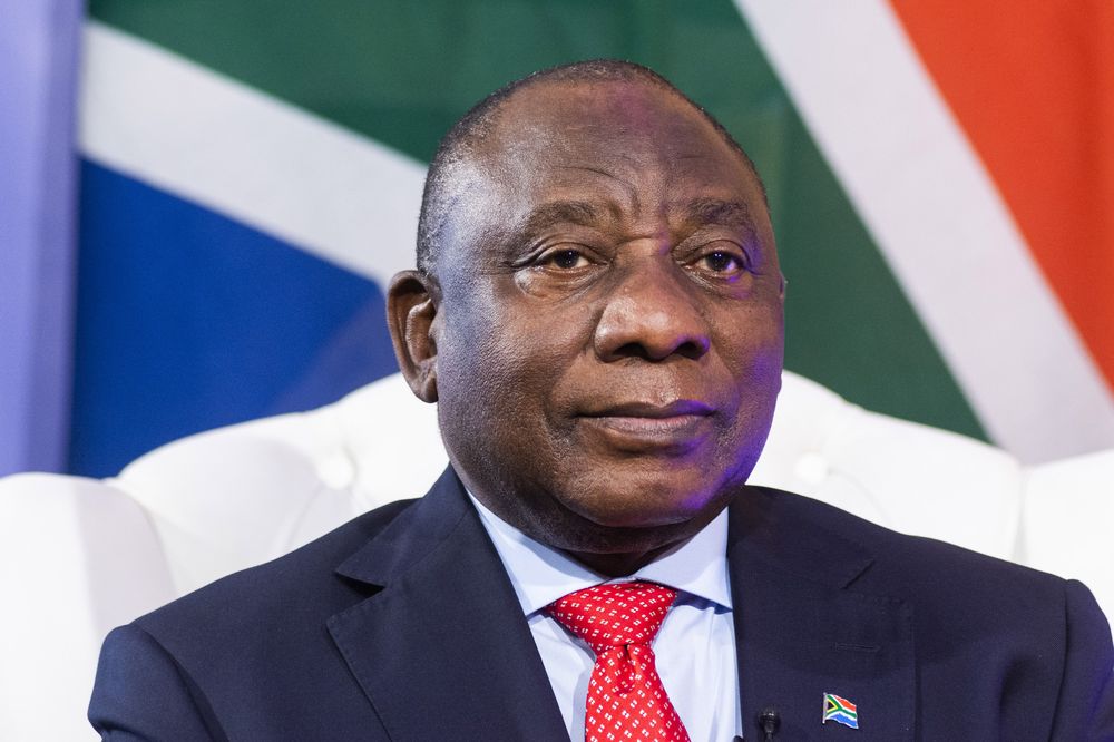 cyril ramaphosa presiden afrika selatan ketika ini