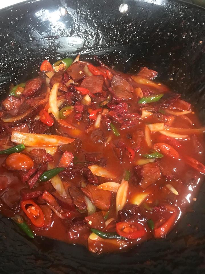 daging masak merah ala kedai tomyam 1