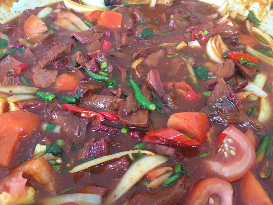 daging masak merah ala kedai tomyam