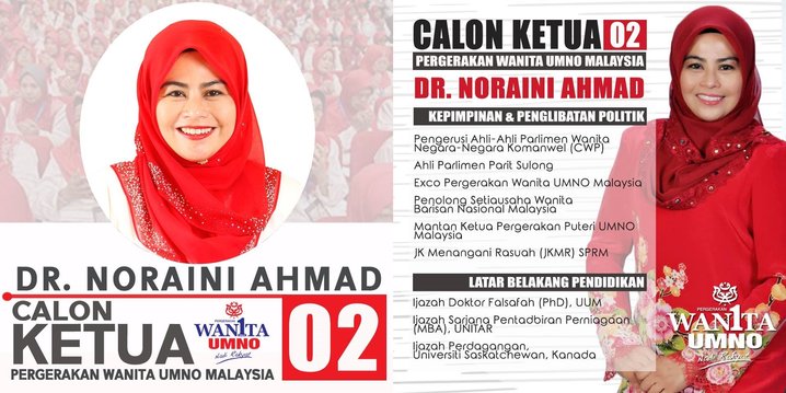 datuk dr noraini ahmad mahu pulihkan maruah umno