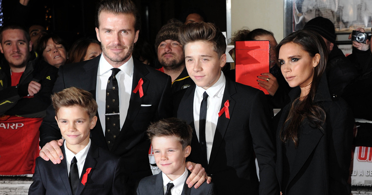 david beckham dan keluarga