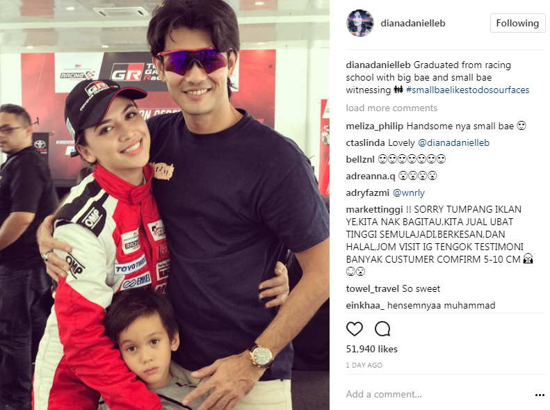 diana danielle tamat pengajian racing school bakal masuk litar 2