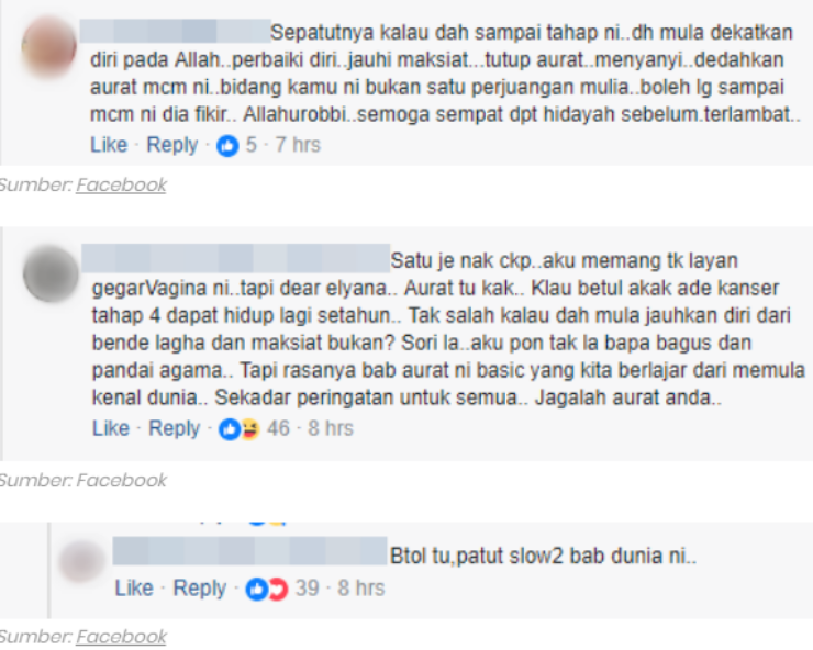 dikecam masih tak berhijab akhirnya ini respon elyana 3