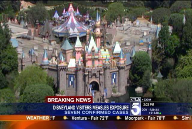 disneyland wabak measles