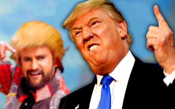 donald trump dan rajinikanth padayappa