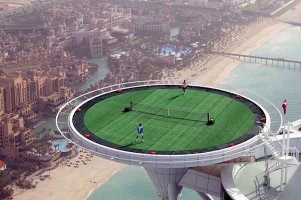 dubai tennis court