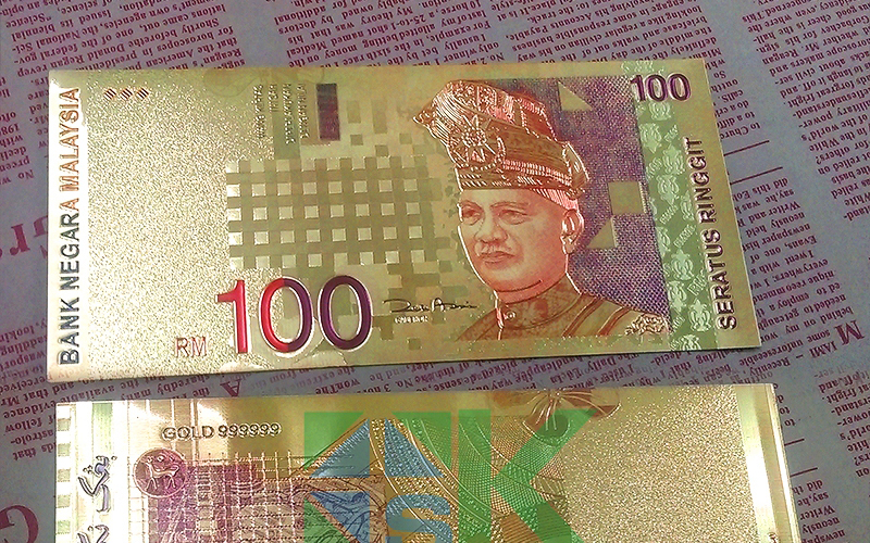 duit rm100 disaluti emas