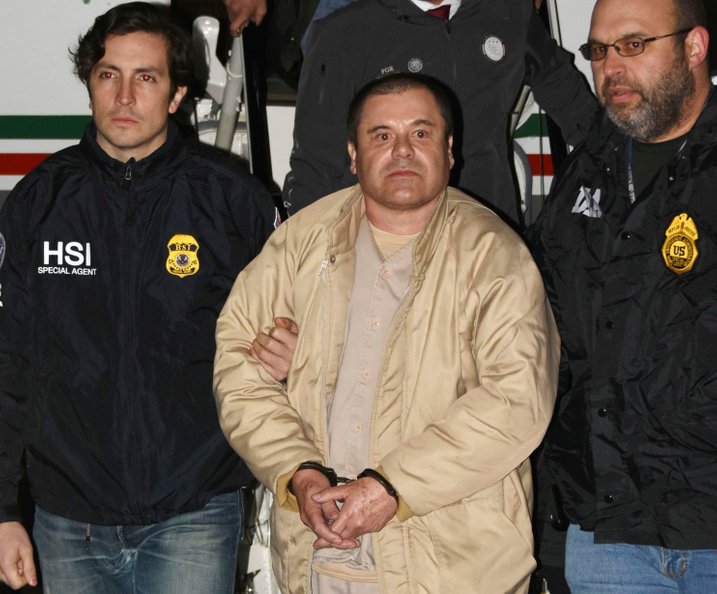 el chapo dibawa untuk perbicaraan