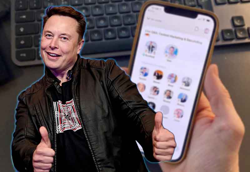 elon musk clubhouse media social