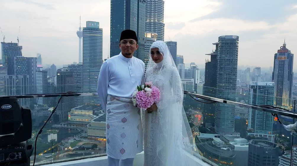 engku emran dan laudya selamat bernikah