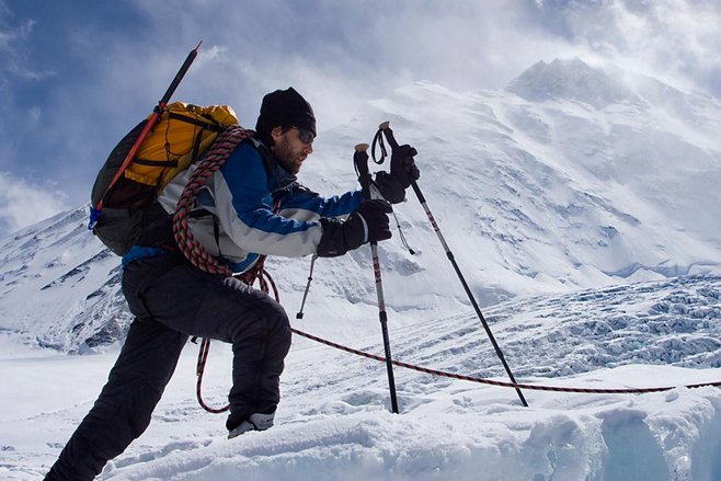 erik weihenmayer sanga meminati pendakian gunung