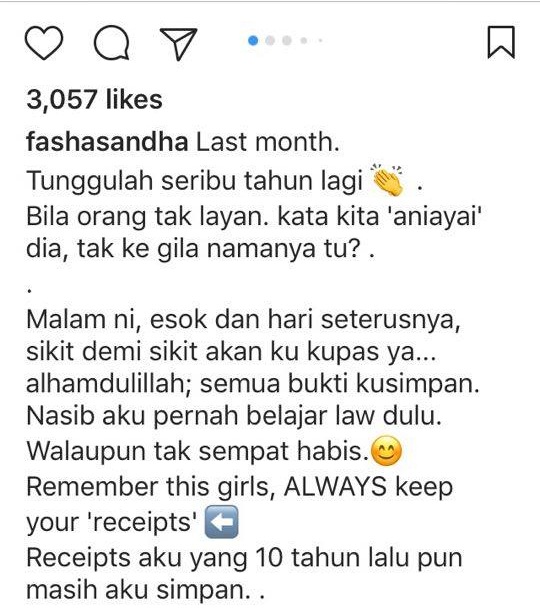 fasha sandha dedah bukti perbualan whatsapp jejai yang mengejutkan 10