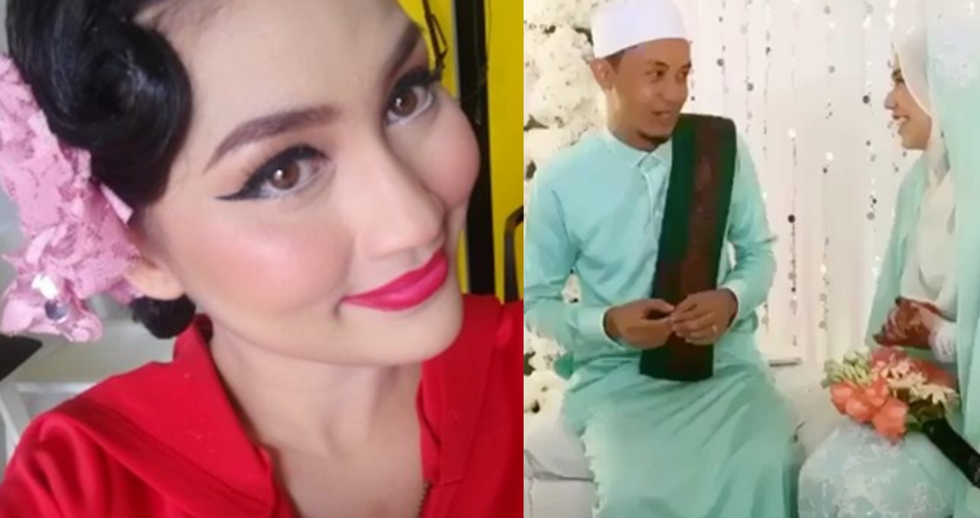 fasha sandha tersentuh lihat pengantin lelaki 1