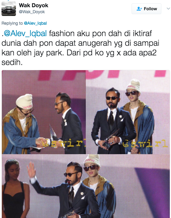 fesyen wak doyok diiktiraf jay park 2