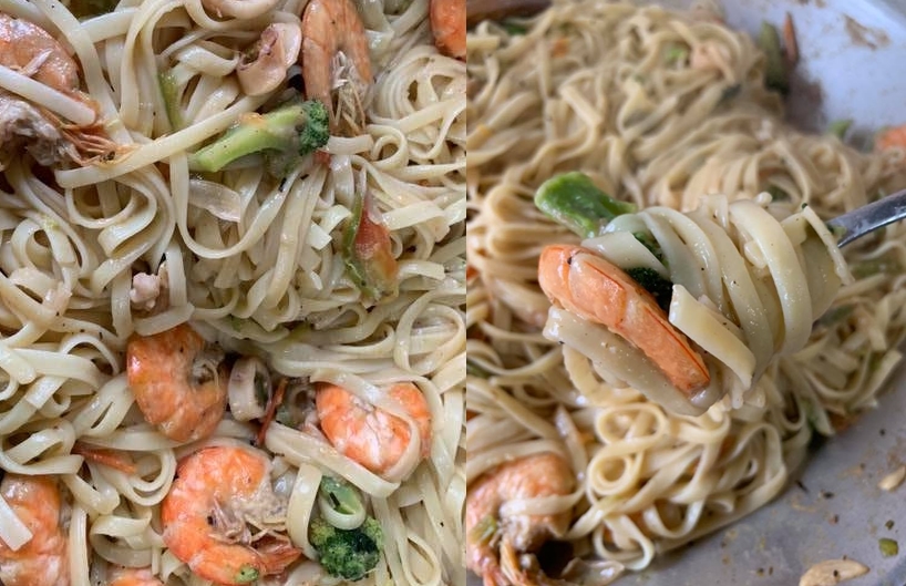 fettucini seafood