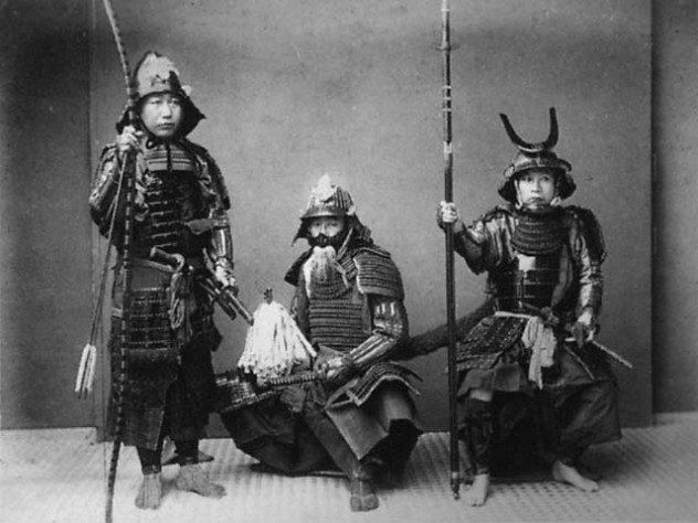 fizikal tubuh badan samurai