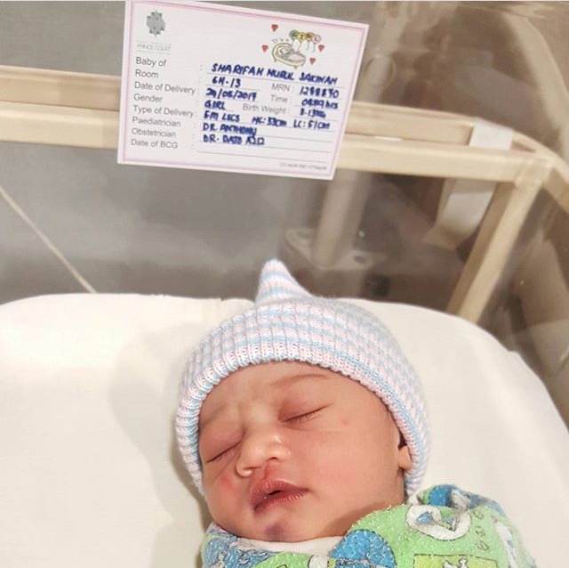 foto bayi comel sharifah sakinah didedahkan 3