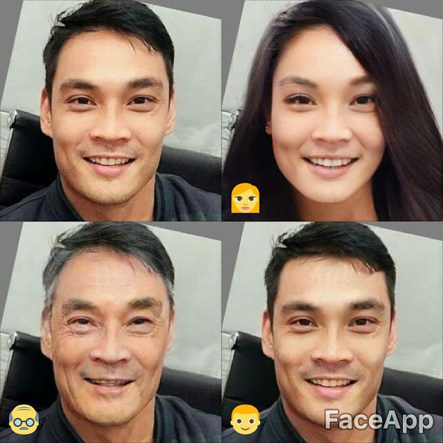 foto demam aplikasi faceapp melanda selebriti lelaki 1