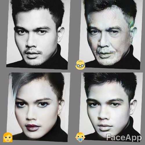 foto demam aplikasi faceapp melanda selebriti lelaki 11