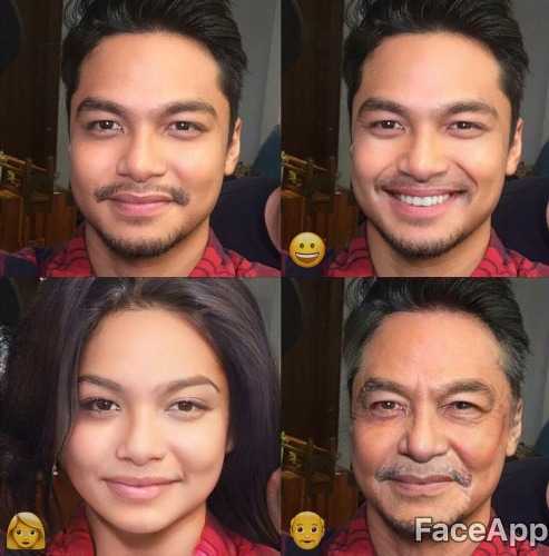 foto demam aplikasi faceapp melanda selebriti lelaki 3