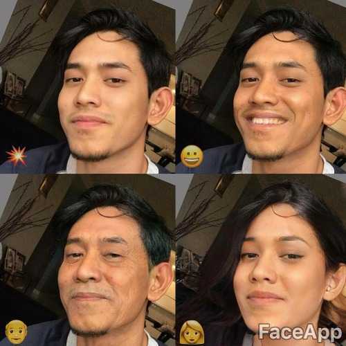 foto demam aplikasi faceapp melanda selebriti lelaki 5