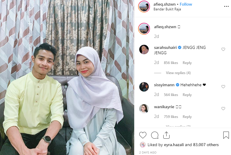 foto dikatakan bertunang dengan wani kayrie ini jawapan afieq shazwan 2