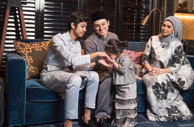 foto foto keletah aaisyah dhia rana dan lara alana di pagi raya cuit hati netizen 2