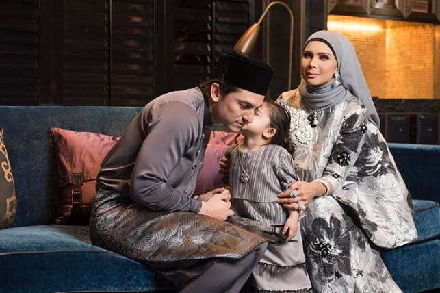 foto foto keletah aaisyah dhia rana dan lara alana di pagi raya cuit hati netizen 4