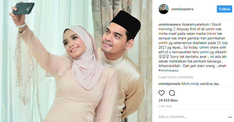 foto foto majlis pernikahan ummi nazeera 2