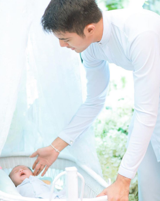 foto foto menarik majlis aqiqah ayden anak aliff aziz dan bella astillah 2