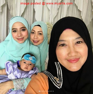 foto majlis berendoi dan cukur jambul anak pelakon nadya syahera 4