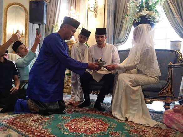 foto sekitar majlis akad nikah juliana evans dan tengku sharifuddin 1