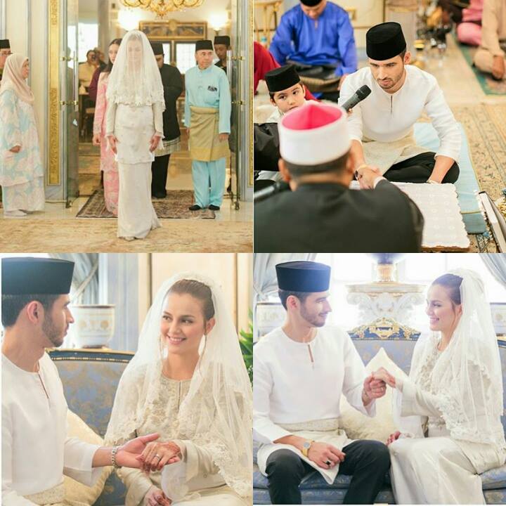 foto sekitar majlis pernikahan juliana evans dan y a m tengku shariffuddin shah 2