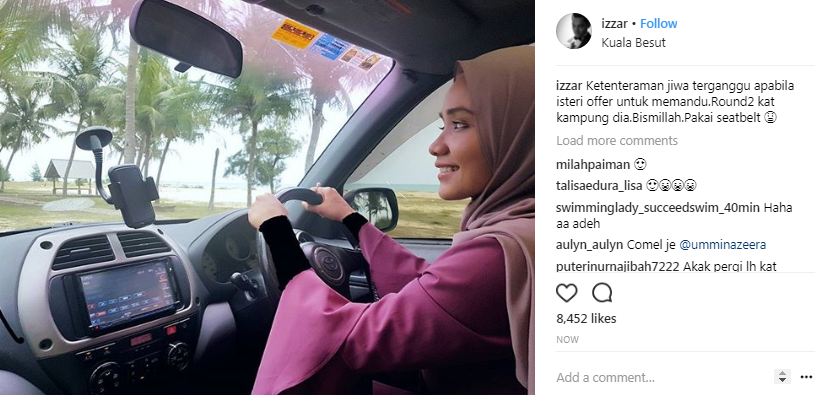 foto suami ummi nazeera lindung aurat isteri dapat pujian 2