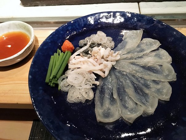 fugu sashimi