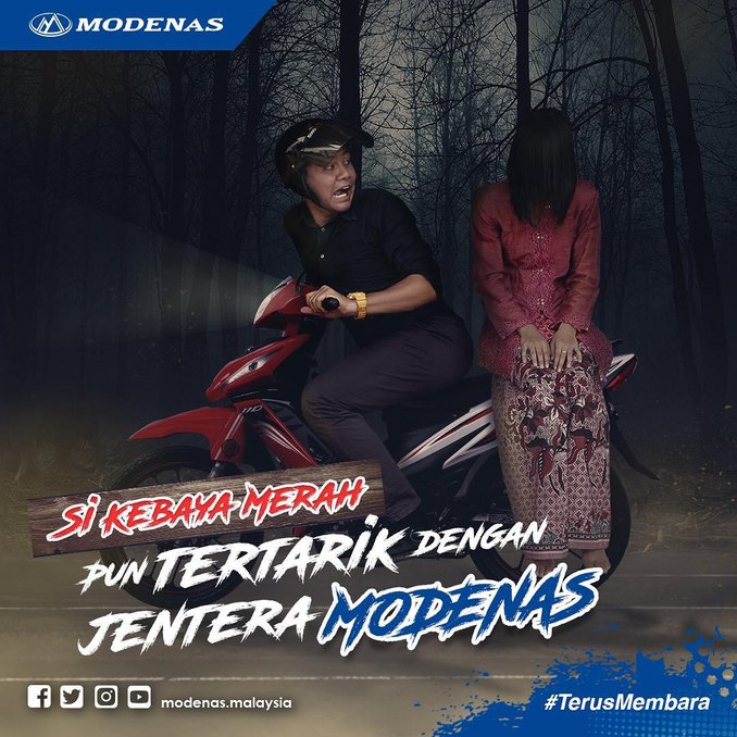 gadis kebaya merah kini jadi model iklan 2