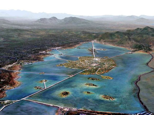 gambaran bandar tenochtitlan tamadun mexica