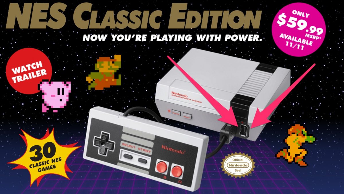 gamepad baharu nes classic edition