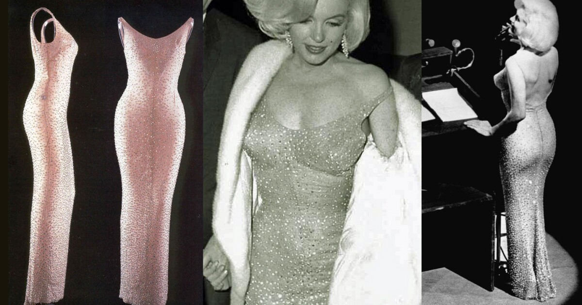 gaun marilyn monroe