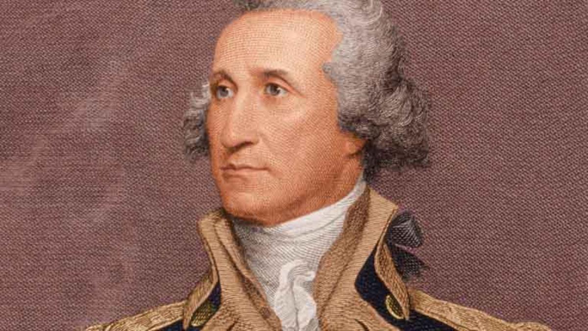 george washington natural born soldier