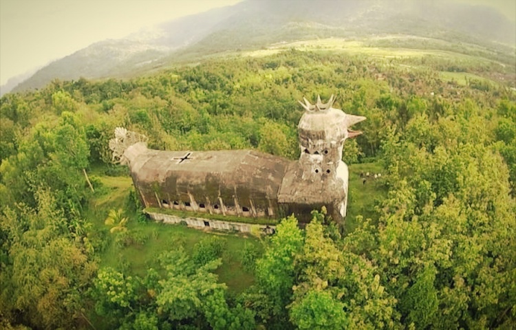 gereja ayam bangunan pelik 798