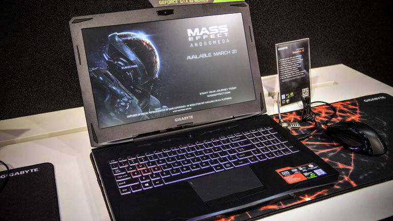 gigabyte sabrepro 15 laptop gaming paling power