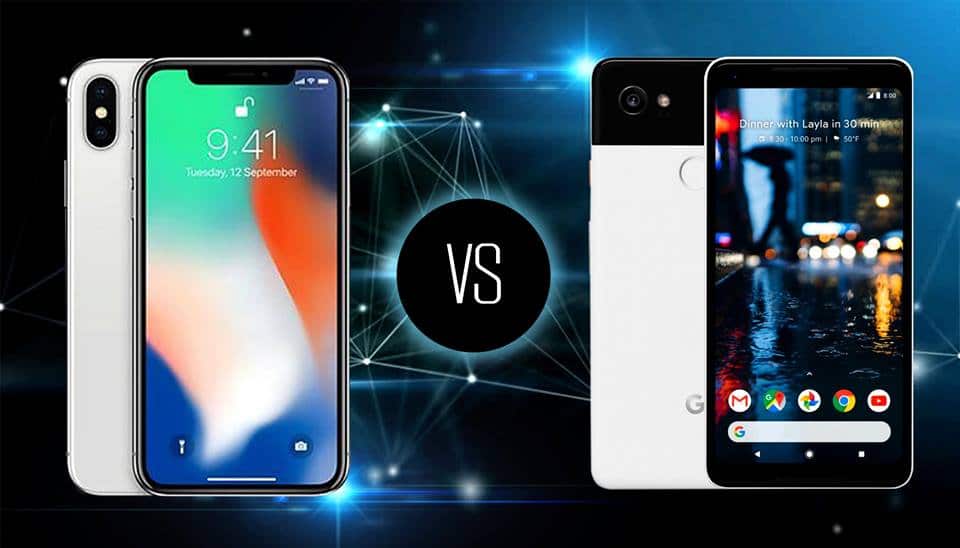 google pixel 2 2 xl vs iphone x 349