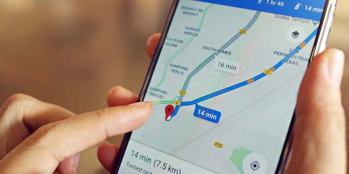 gps peta navigasi berasaskan ai