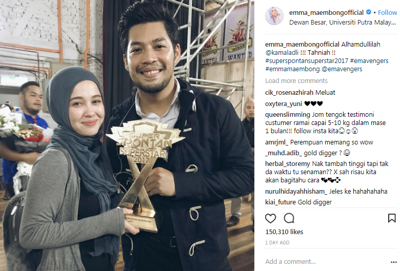 hadir di super spontan beri petanda berbaik dengan kamal adli ini jawapan emma maembong 2